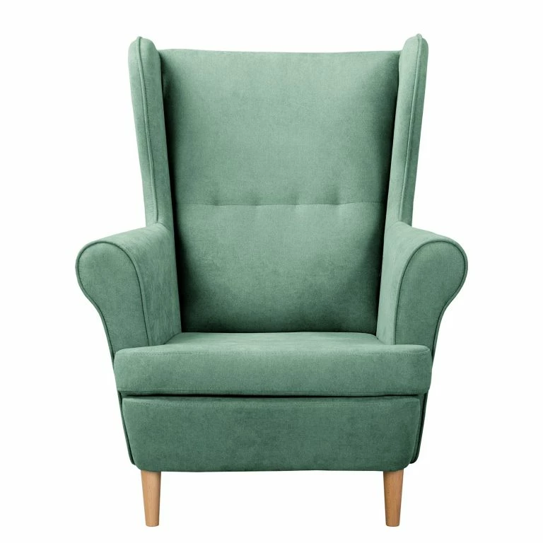 Loftscape Norrwood Fauteuil Bergère Ranu I – Microfibre Enza: Vert Menthe
