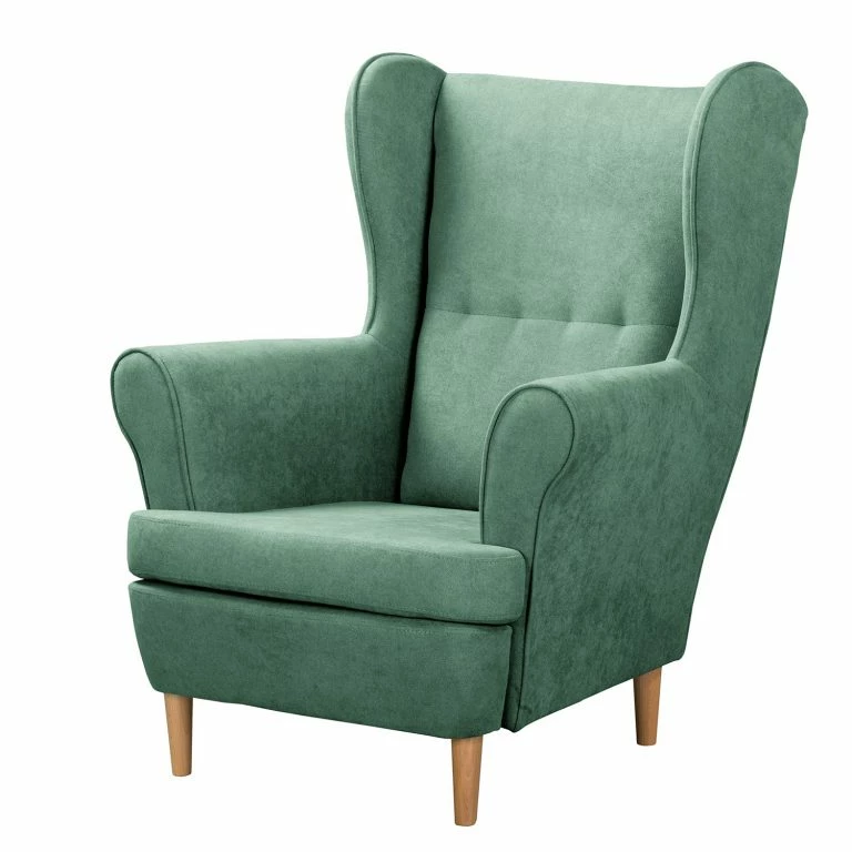 loftscape Norrwood Fauteuil bergère Ranu I – Microfibre Enza: Vert menthe