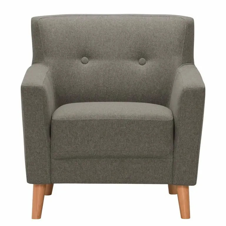 Loftscape Norrwood Fauteuil Bette II – Tissu – Gris Foncé