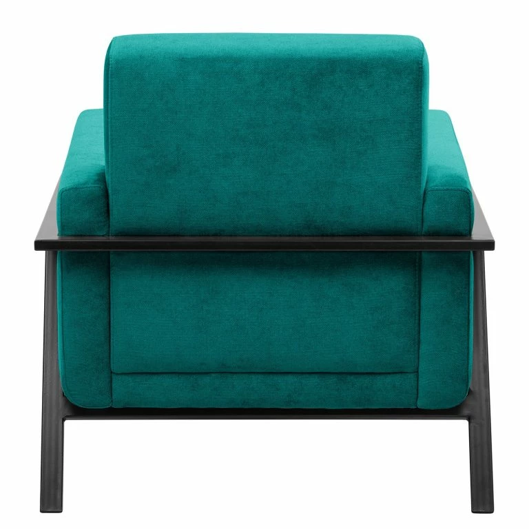 Loftscape Norrwood Fauteuil Hanko I – Velours – Tissu Lito: Turquoise