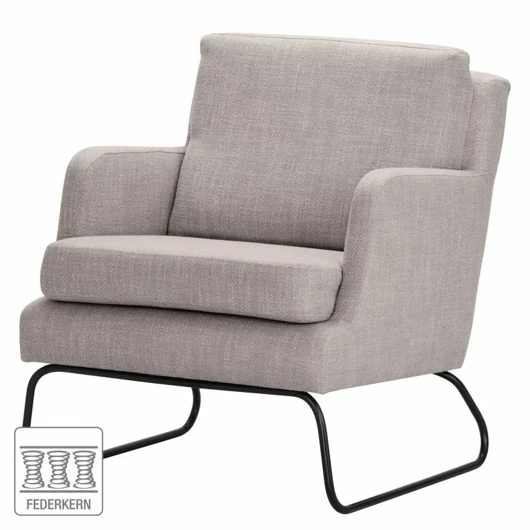 Loftscape Norrwood Fauteuil Kopu I – Tissu – Tissu Noela: Gris Clair