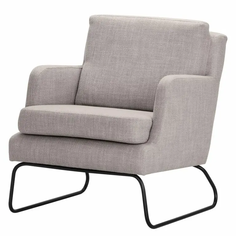 loftscape Norrwood Fauteuil Kopu I – Tissu – Tissu Noela: Gris clair