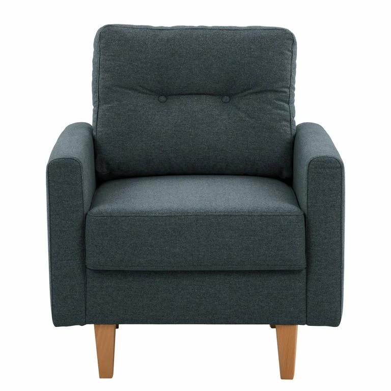 Loftscape Norrwood Fauteuil Koski I – Tissu – Tissu Ala: Bleu