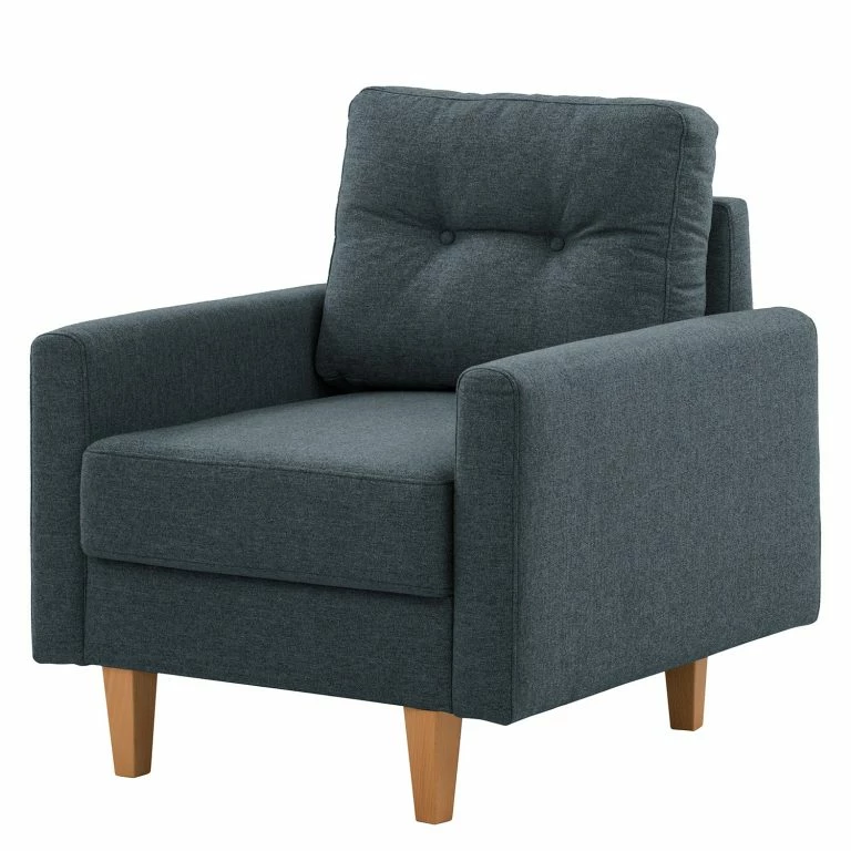 loftscape Norrwood Fauteuil Koski I – Tissu – Tissu Ala: Bleu