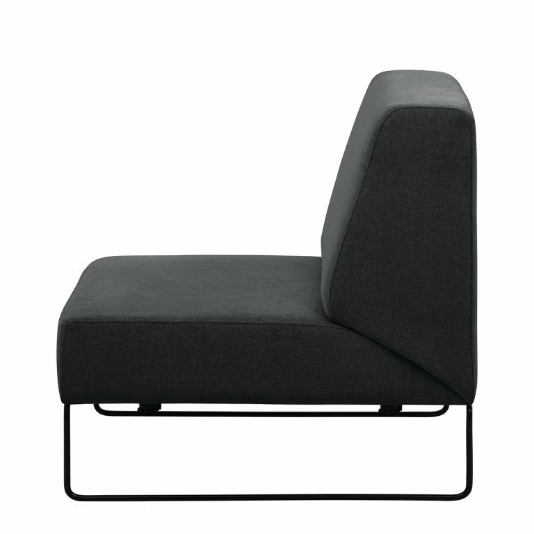 Loftscape Norrwood Fauteuil Litti I – Tissu – Tissu Nere: Noir