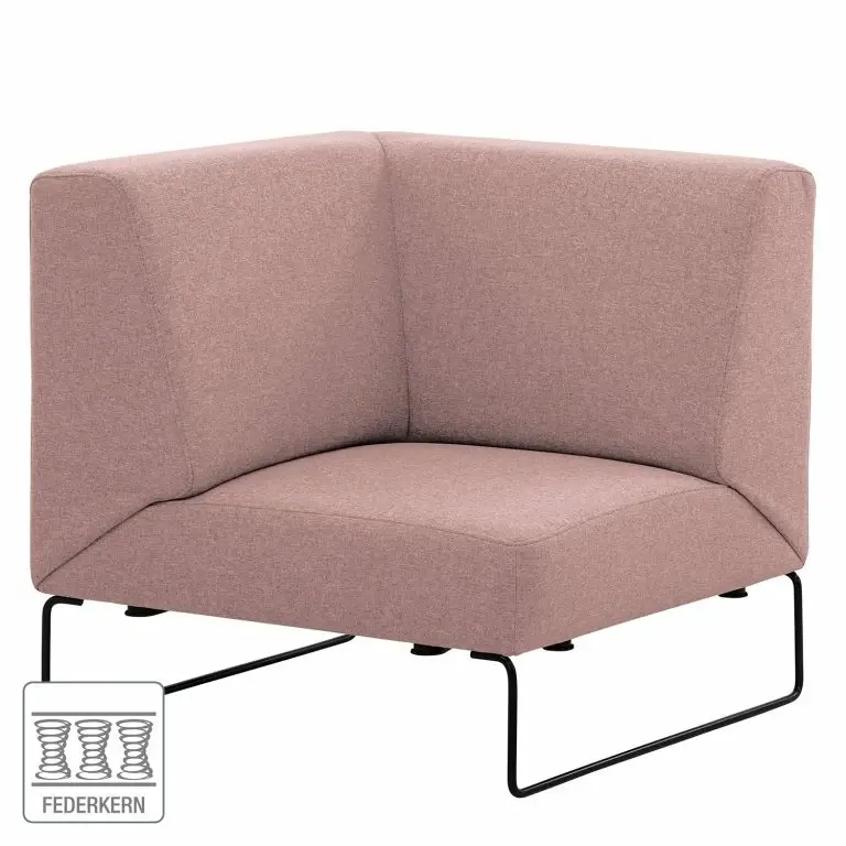 Loftscape Norrwood Fauteuil Litti II – Tissu – Tissu Voer: Rosé