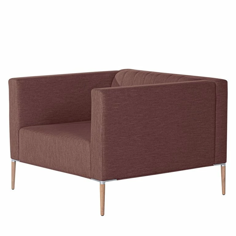 loftscape Norrwood Fauteuil Luparo I – Tissu Meara: Pourpre