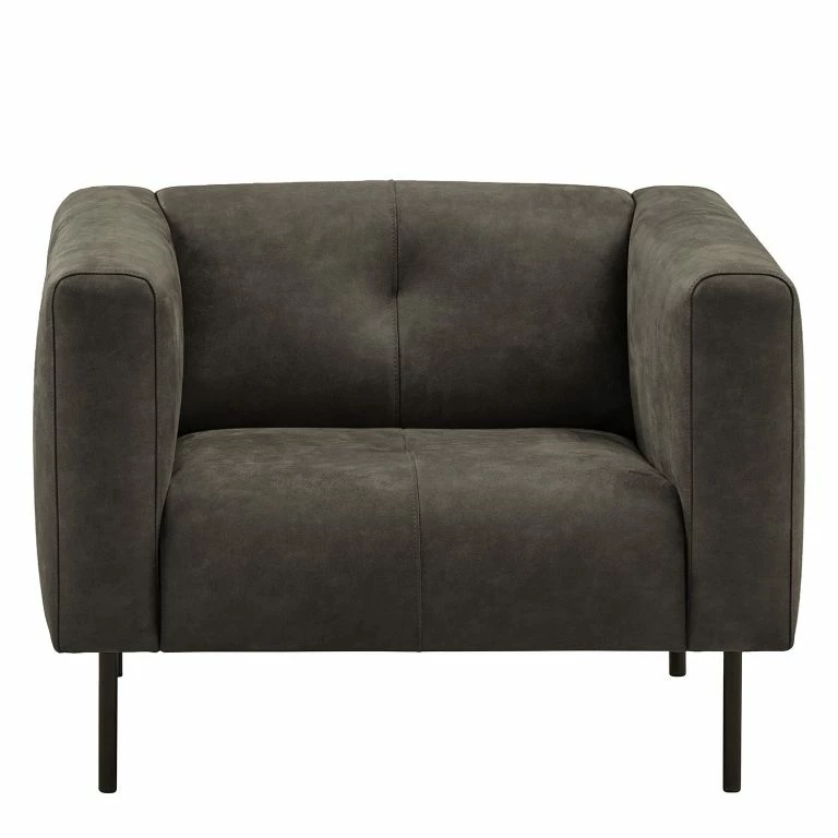 Loftscape Norrwood Fauteuil Onaka – Cuir Synthétique Burga: Anthracite