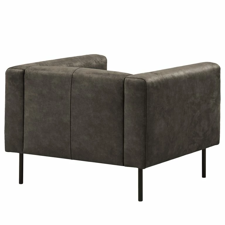 Loftscape Norrwood Fauteuil Onaka – Cuir Synthétique Burga: Anthracite