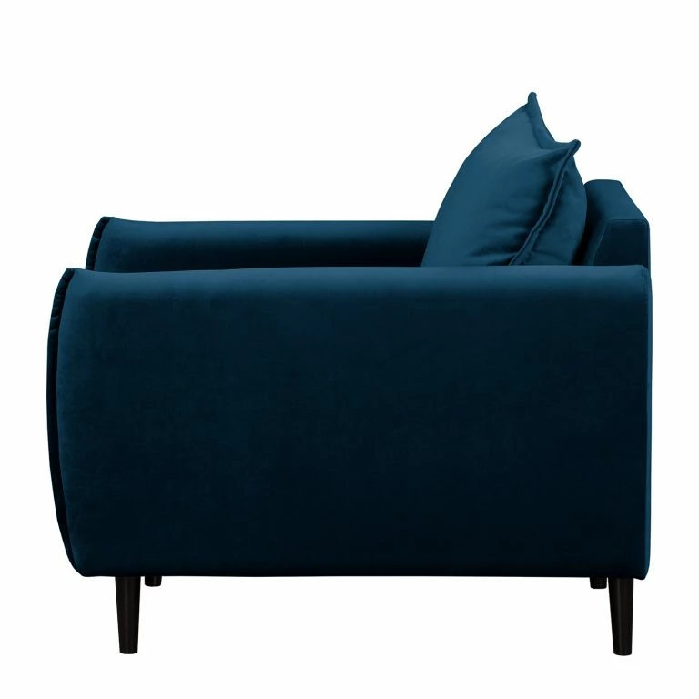 Loftscape Norrwood Fauteuil Palawan – Velours Ravi: Bleu Marine