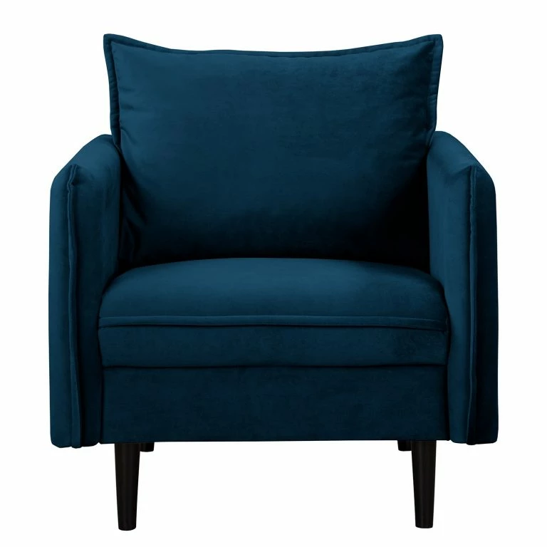 Loftscape Norrwood Fauteuil Palawan – Velours Ravi: Bleu Marine