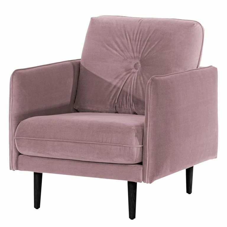 loftscape Norrwood Fauteuil Pigna I – Velours Ravi: Mauve
