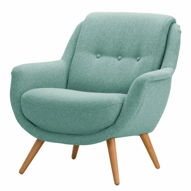 loftscape Norrwood Fauteuil Saku I – Tissu – Tissu Voer: Bleu clair