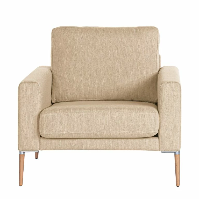 Loftscape Norrwood Fauteuil Sauvo I – Velours – Tissu Meara: Beige