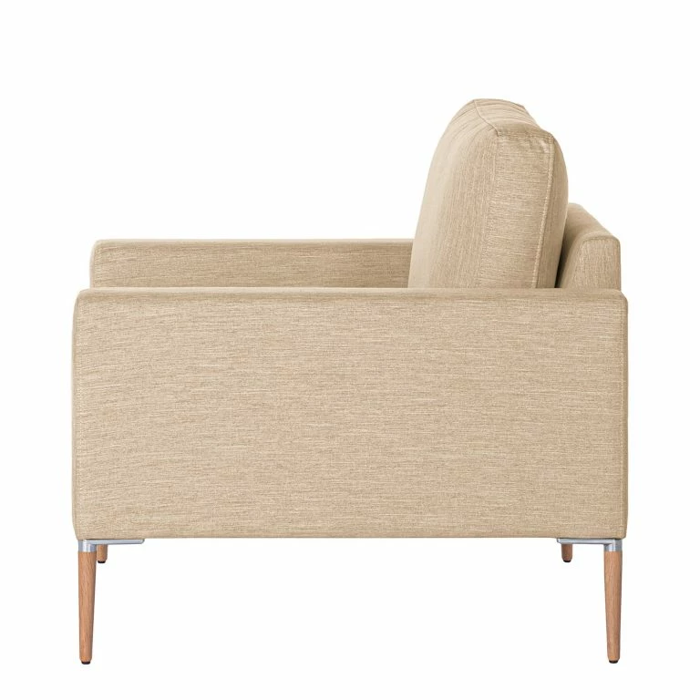 Loftscape Norrwood Fauteuil Sauvo I – Velours – Tissu Meara: Beige