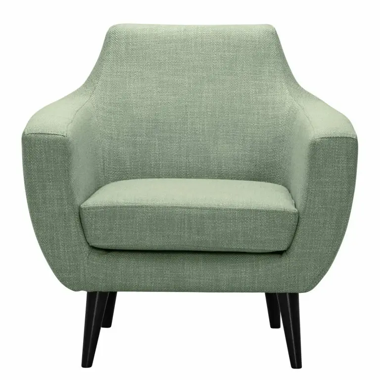 Loftscape Norrwood Fauteuil Torva I – Tissu – Tissu Noela: Gris Menthe