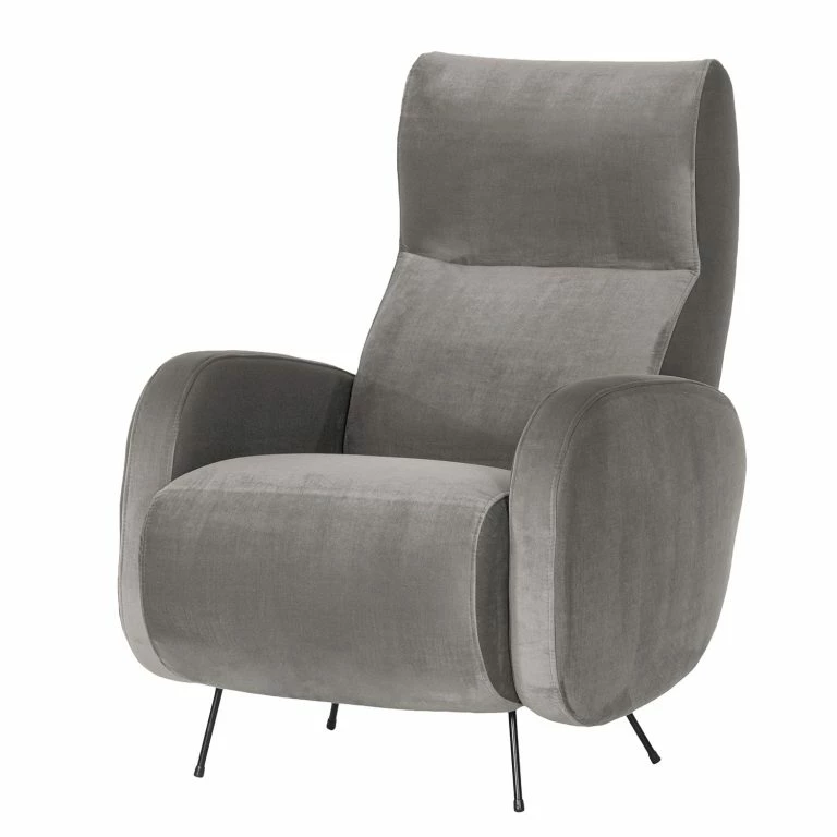 loftscape Norrwood Fauteuil Vains I – Velours – Velours Ravi: Taupe