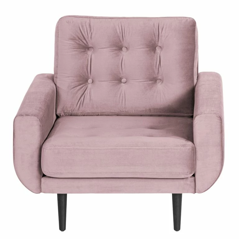 Loftscape Norrwood Fauteuil Vaise I – Velours – Velours Ravi: Mauve