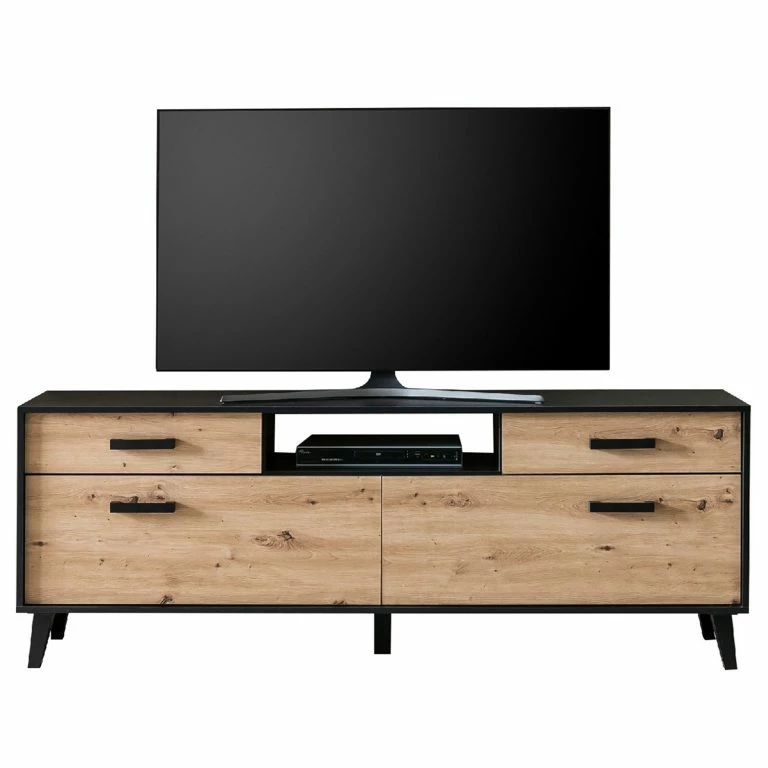 Loftscape Norrwood Meuble TV Argenteuil II – Imitation Chêne Artisan / Noir