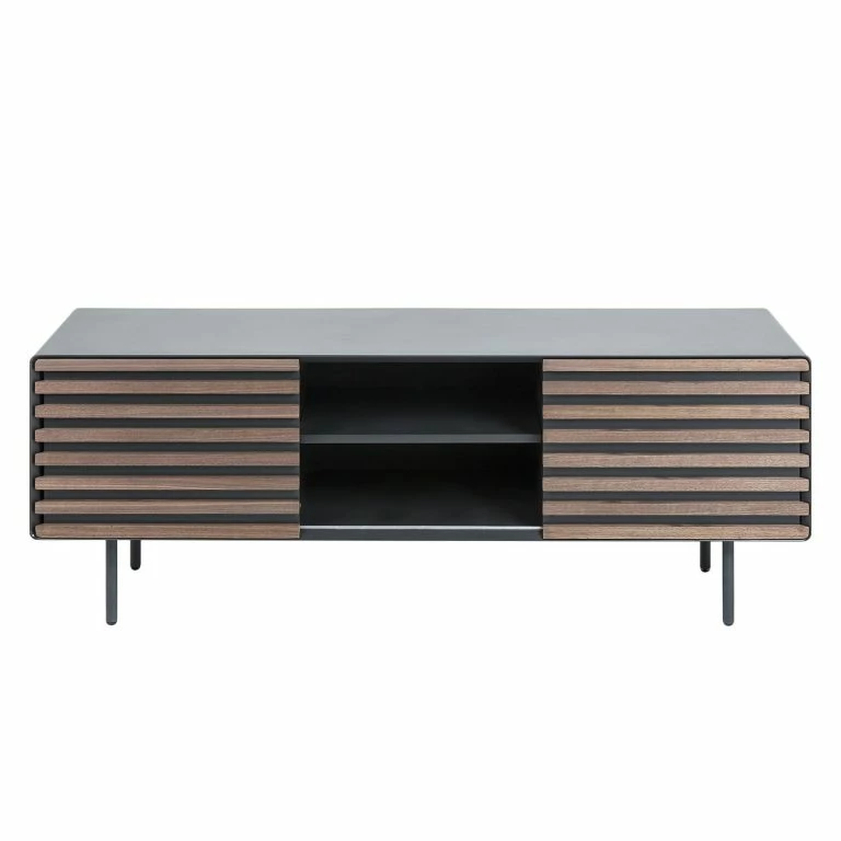 Loftscape Norrwood Meuble TV Kipra I – Noyer Contreplaqué – Graphite