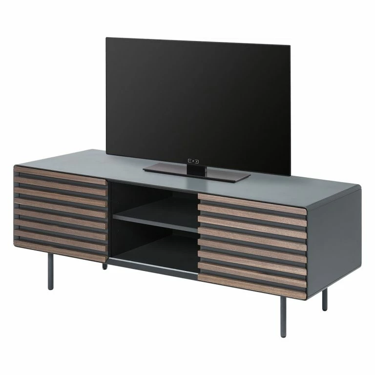 loftscape Norrwood Meuble TV Kipra I – Noyer contreplaqué – Graphite