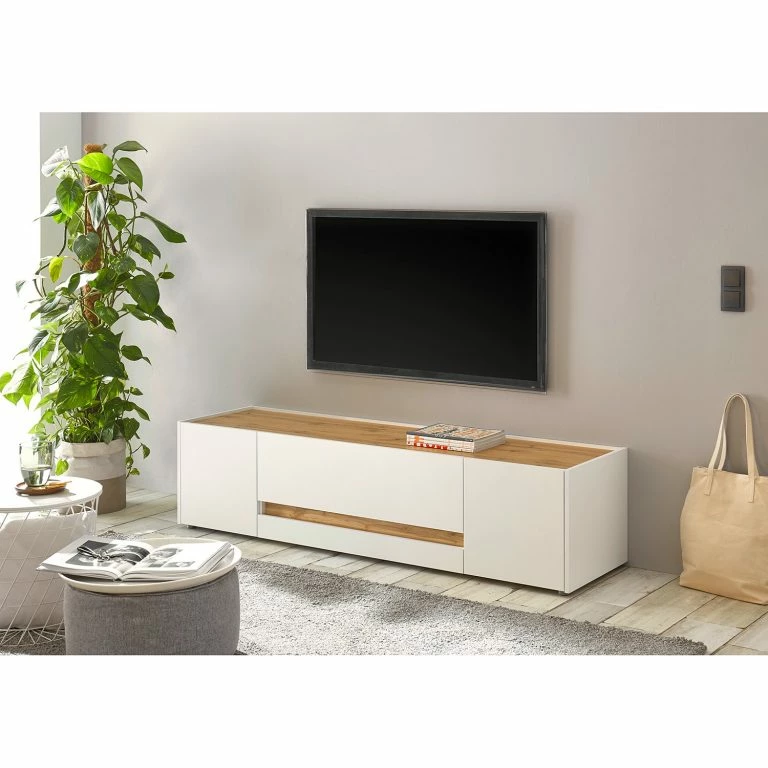 Loftscape Norrwood Meuble TV Olon I – Blanc – Largeur : 170 Cm
