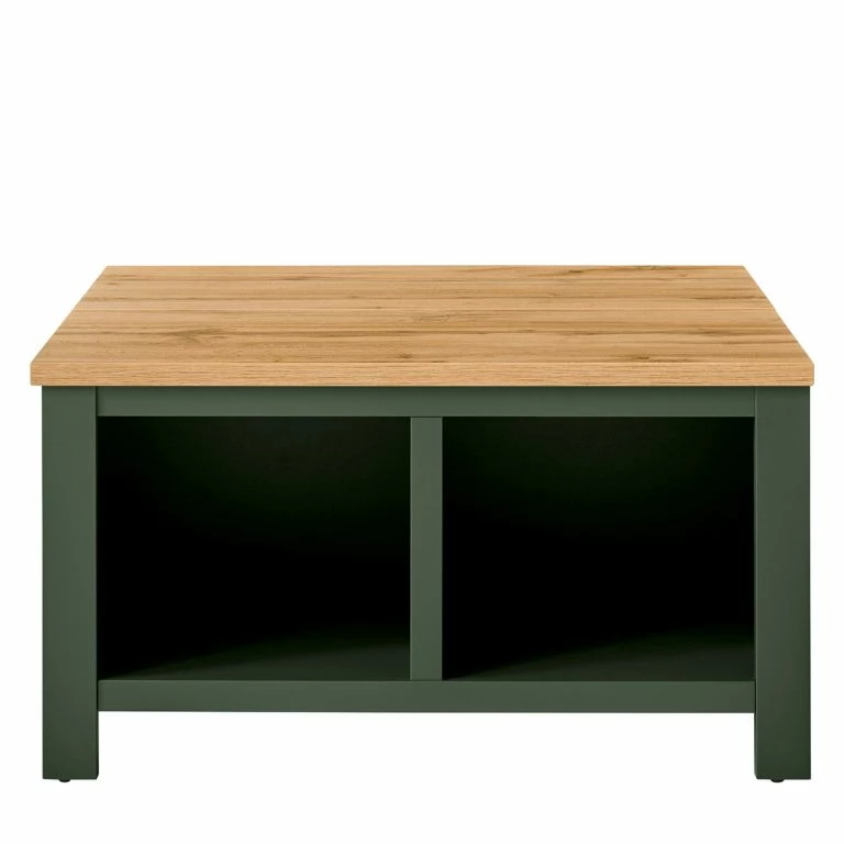 Loftscape Norrwood Table Basse Cardet – Vert Mousse / Imitation Chêne De Wotan