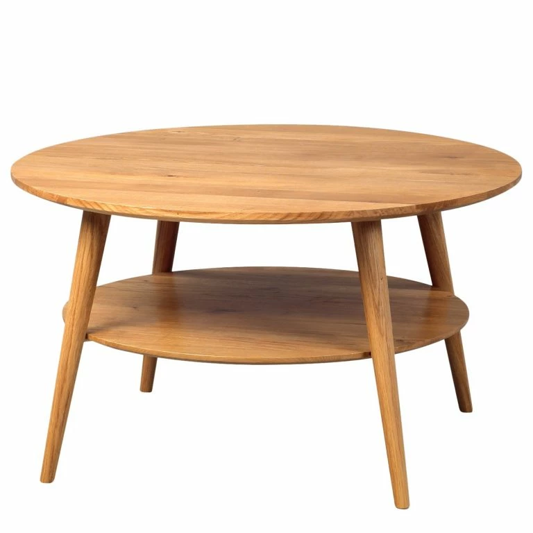 loftscape Norrwood Table basse Okemos – Chêne sauvage massif