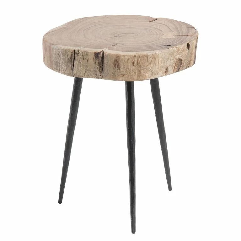 loftscape Norrwood Table d’appoint Kisa II – Acacia massif / Fer