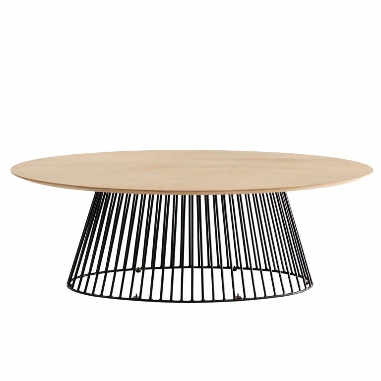 Loftscape Norrwood Table Kooskia II – Manguier Massif / Fer – Manguier Massif / Noir