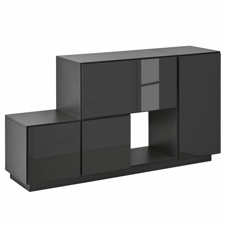 loftscape Now by hülsta Buffet now to go colour I – Gris diamant brillant / Gris diamant
