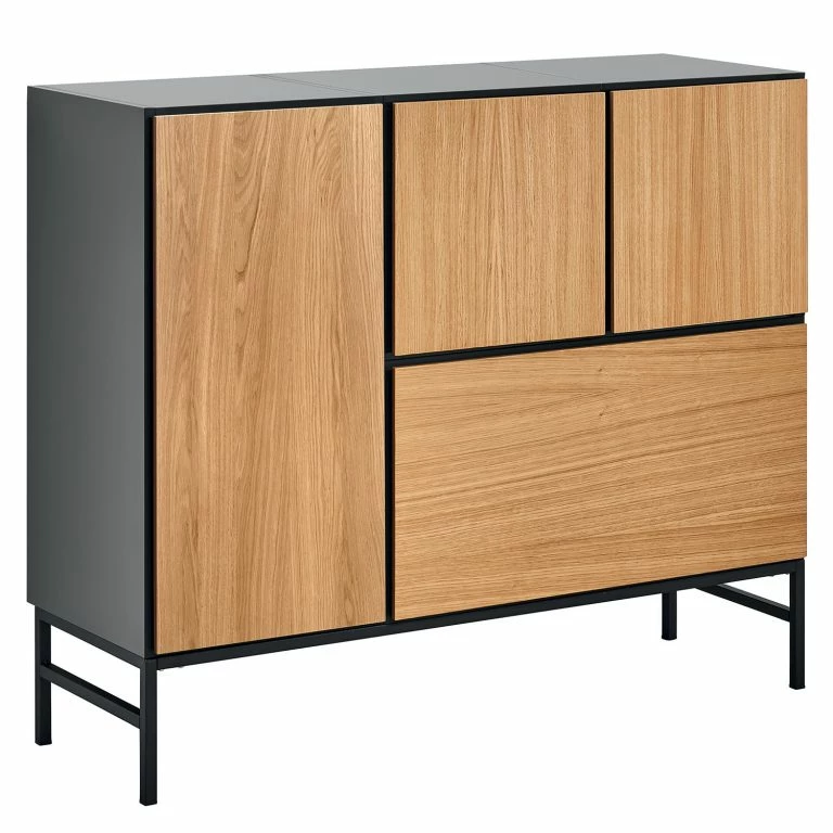 loftscape Now by hülsta Buffet now to go colour II – Chêne naturel / Gris diamant