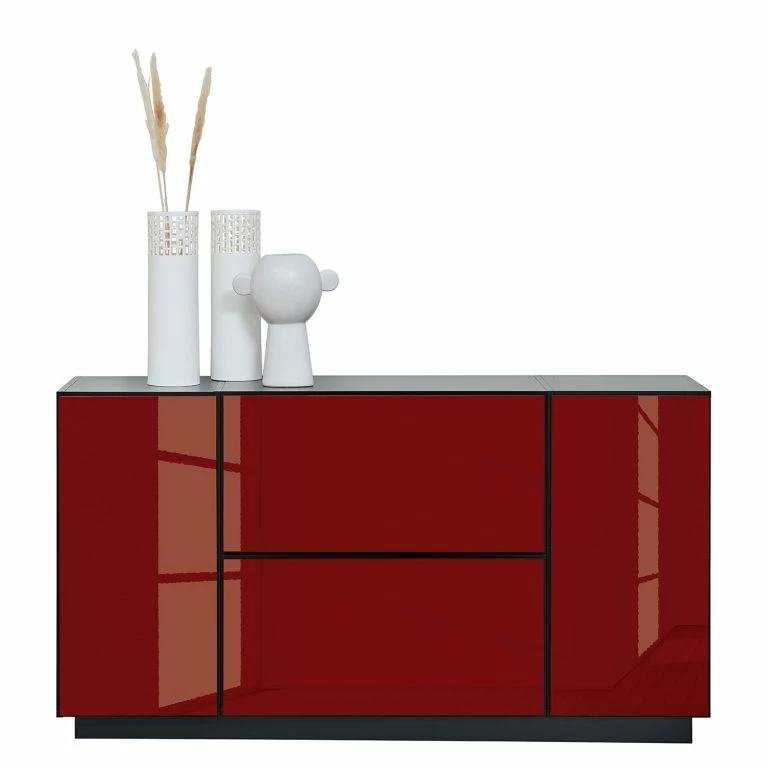 Loftscape Now By Hülsta Buffet Now To Go Colour III – Rubin Brillant / Gris Diamant