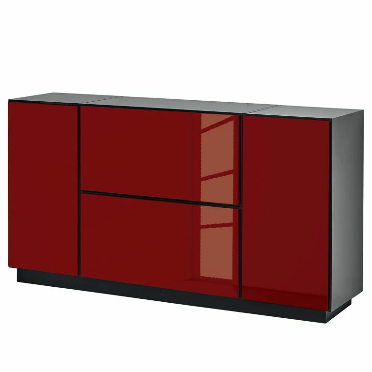 loftscape Now by hülsta Buffet now to go colour III – Rubin brillant / Gris diamant