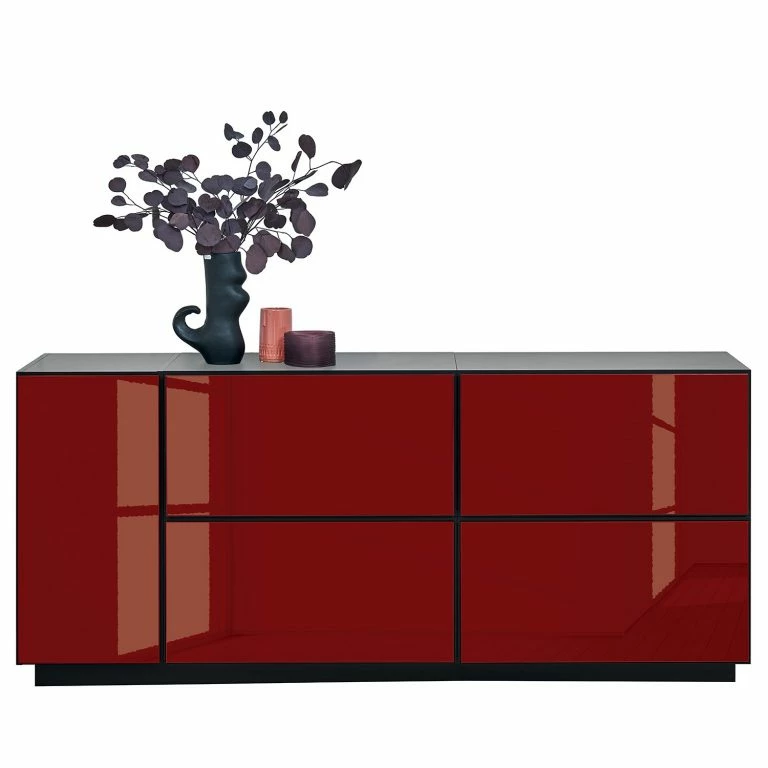 Loftscape Now By Hülsta Buffet Now To Go Colour IV – Rubin Brillant / Gris Diamant