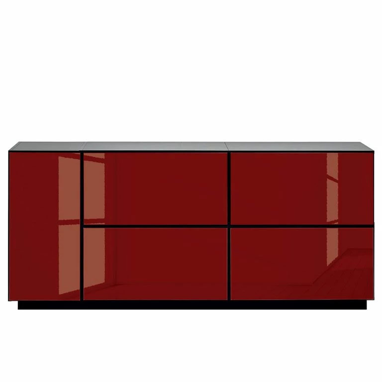 Loftscape Now By Hülsta Buffet Now To Go Colour IV – Rubin Brillant / Gris Diamant