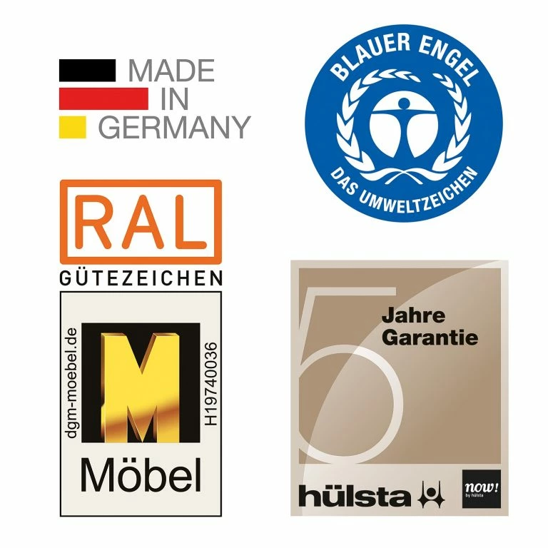 Loftscape Now By Hülsta Table D’appoint Hülsta Now VII – Gris Laqué / Gris – Largeur : 106 Cm