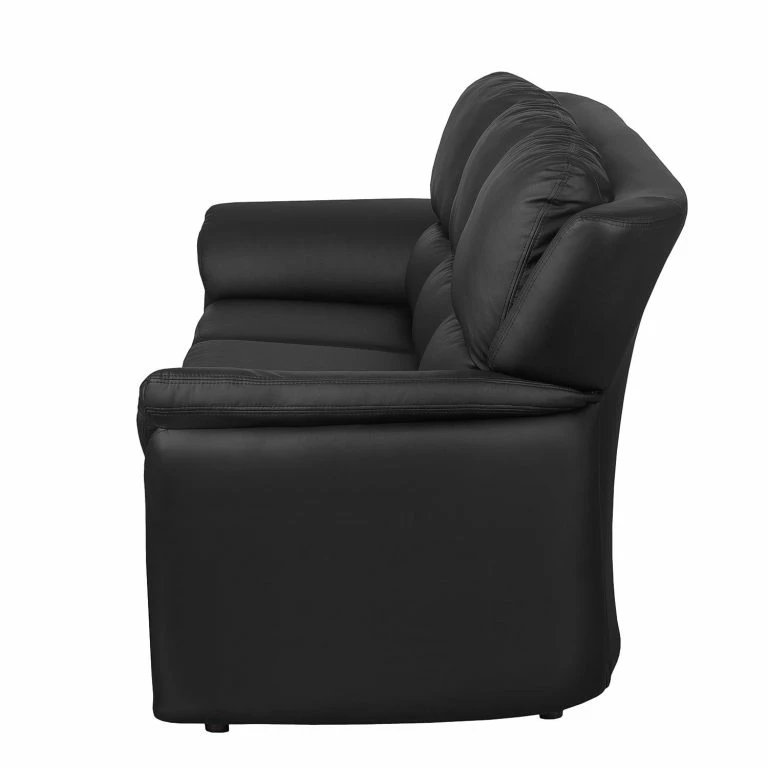 Loftscape Nuovoform Canapé Windom Imitation Cuir (3 Places) – Noir