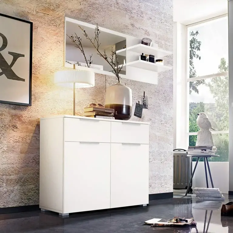 Loftscape Rauch Orange Commode Alabama II – Blanc Alpin