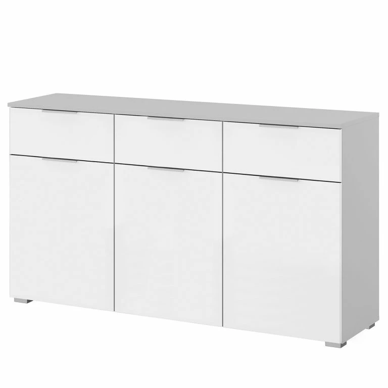loftscape Rauch Orange Commode Alabama III – Blanc alpin / Gris