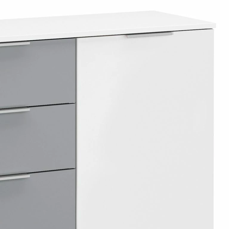 Loftscape Rauch Orange Commode Bellezza II – Blanc Alpin / Gris