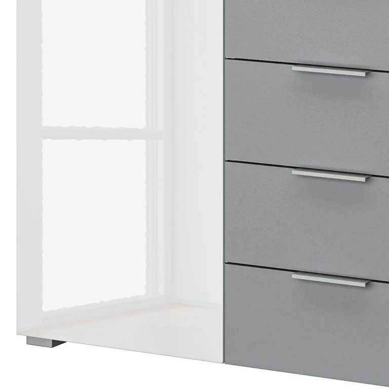 Loftscape Rauch Orange Commode Bellezza III – Blanc Brillant / Gris