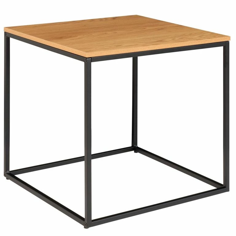 loftscape Red Living Bout de canapé Arette – Imitation chêne