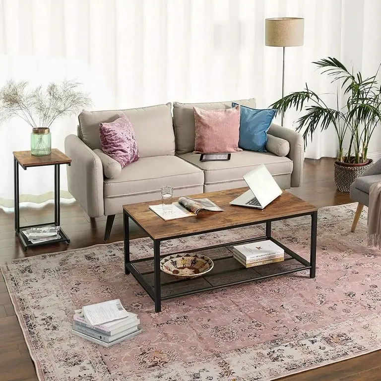 Loftscape Red Living Bout De Canapé Bettyhill – Marron / Noir