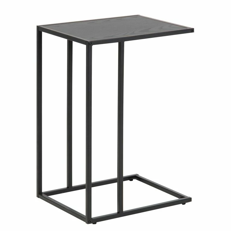 Loftscape Red Living Bout De Canapé Coogee I – Imitation Chêne Marron-noir