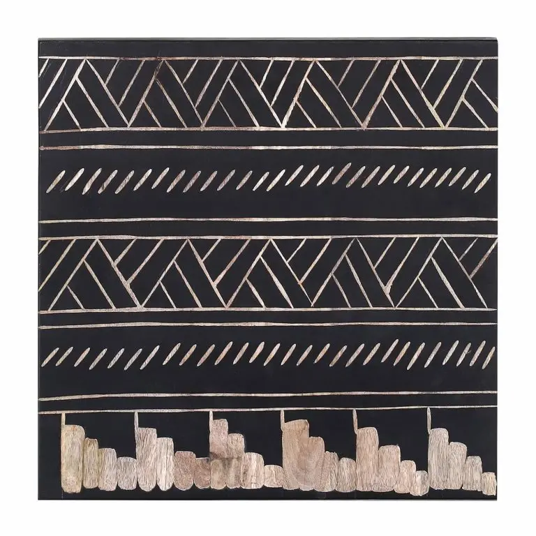 Loftscape Red Living Bout De Canapé Edgewood V – Manguier Massif – Manguier Noir / Manguier