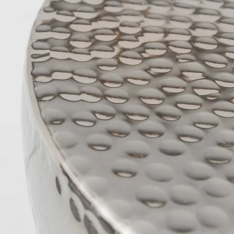 Loftscape Red Living Bout De Canapé Eske – Métal – Argenté