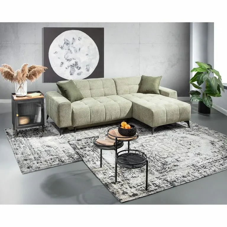 Loftscape Red Living Bout De Canapé Fenay III – Acacia Massif / Métal – Acacia / Noir