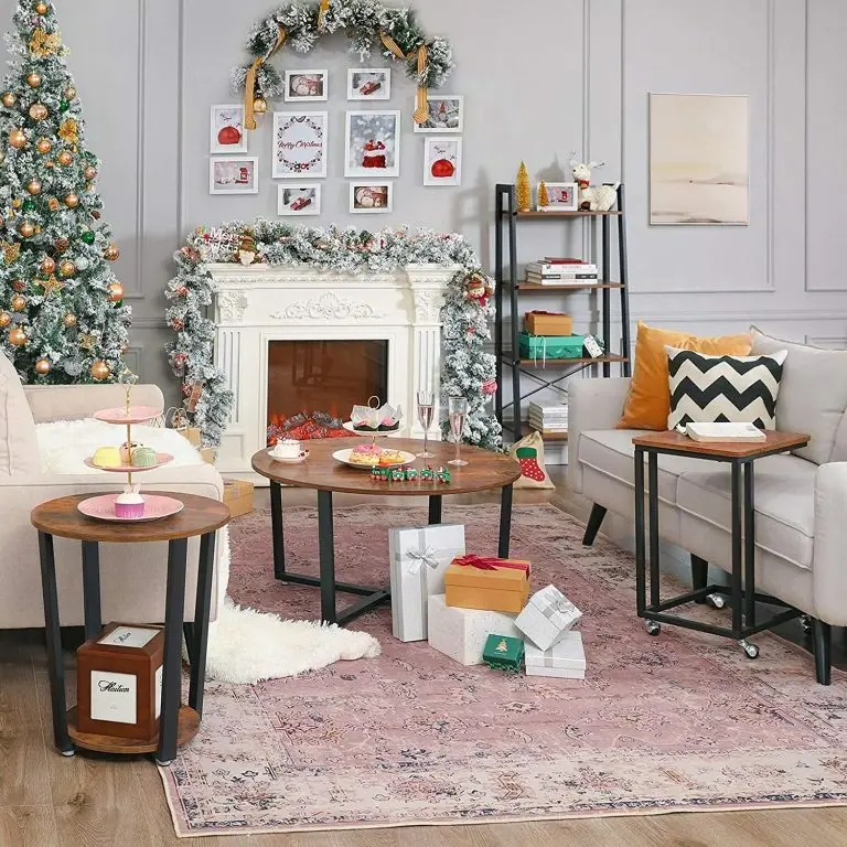 Loftscape Red Living Bout De Canapé Hexton – Marron / Noir