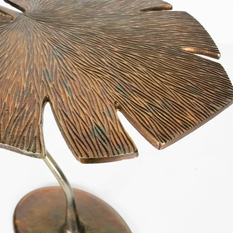 Loftscape Red Living Bout De Canapé Jixi – Métal – Bronze Vieilli